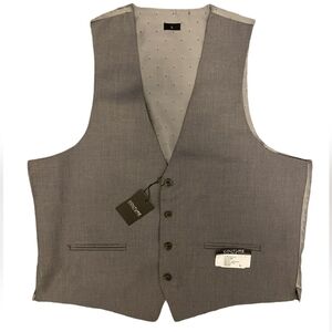 Couture 1910 Classic Fit Men's Gray Suit Stretch Vest Size L
